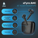xfyro anc pro active noise cancelling earbuds